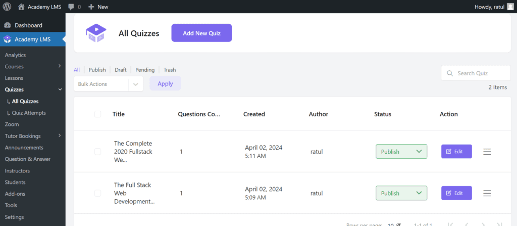 Quiz Builder