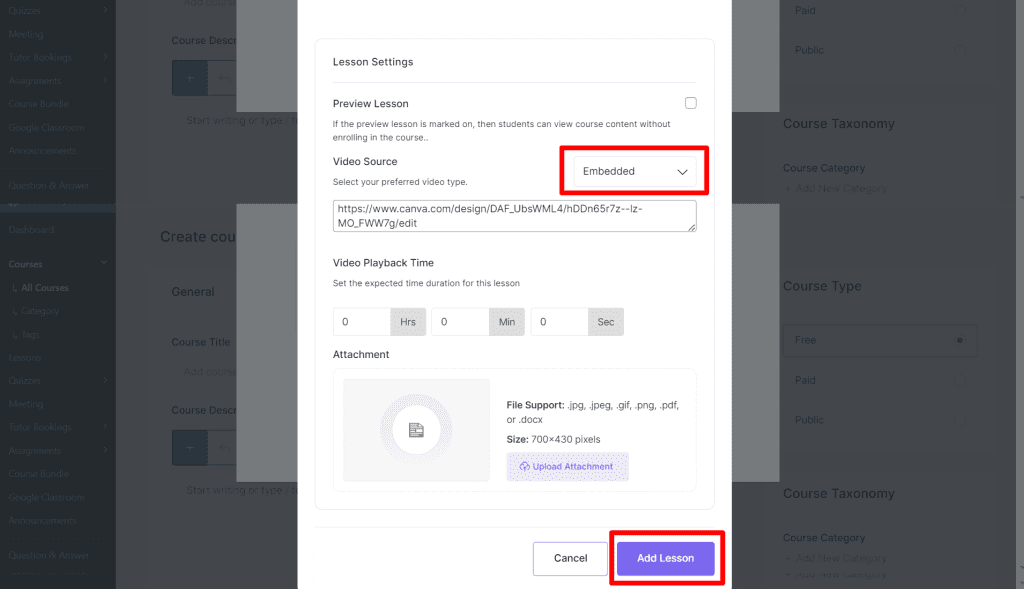 Embedded and Past URL