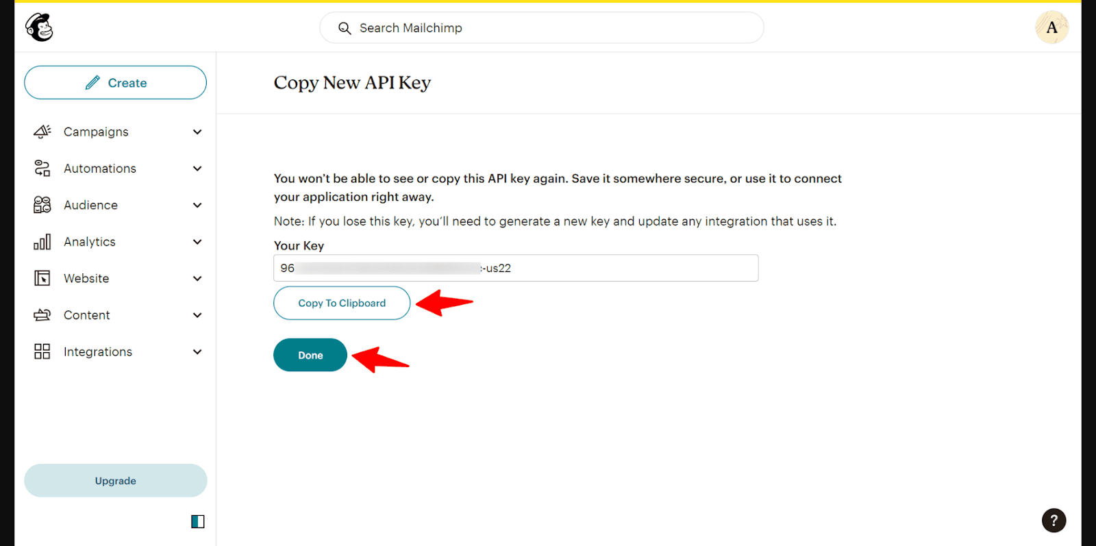 copy new apni key