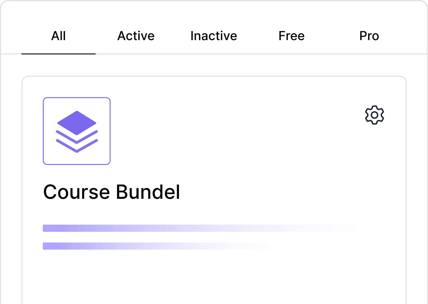 Course Bundel