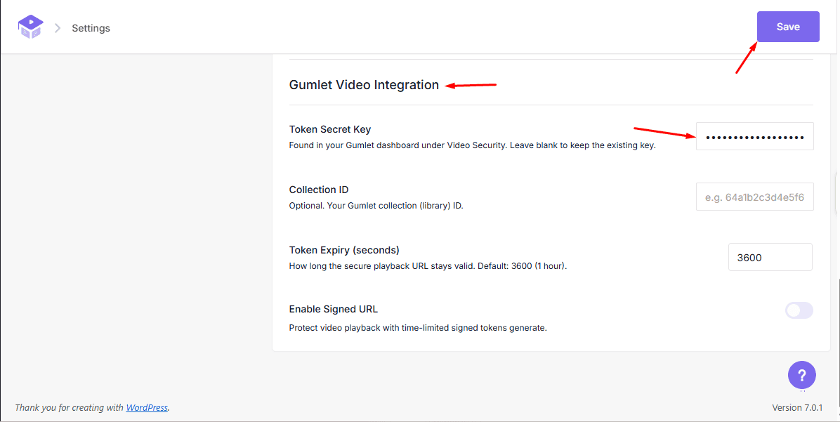 Gumlet Video Integration